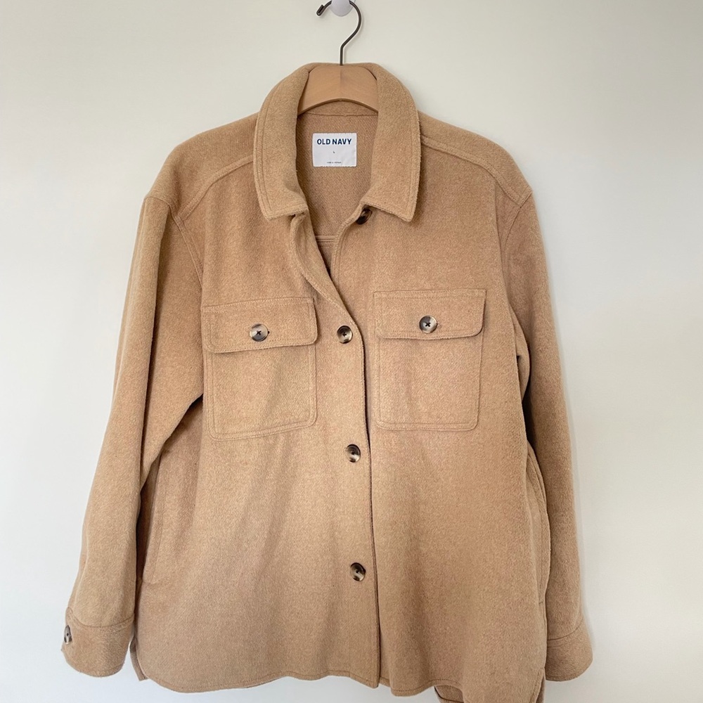 Old Navy Women's Tan Shacket